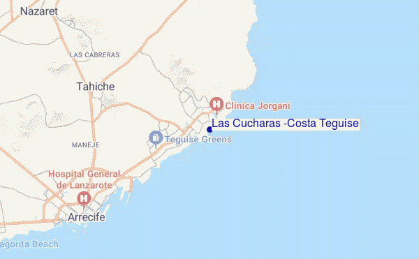 Las Cucharas (Costa Teguise) location map