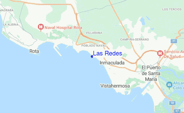 Las Redes location map