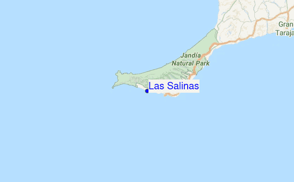 Las Salinas Location Map