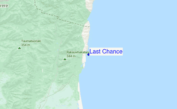 Last Chance location map