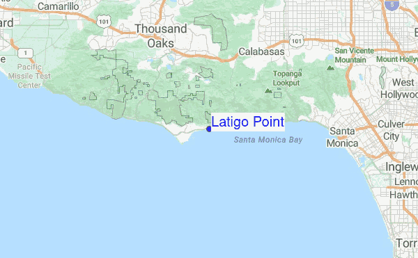 Latigo Point Location Map