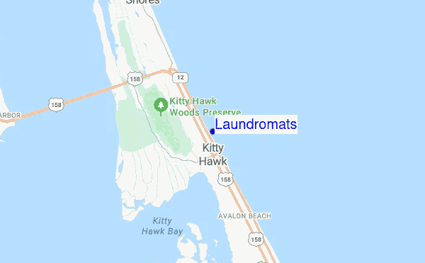 Laundromats location map