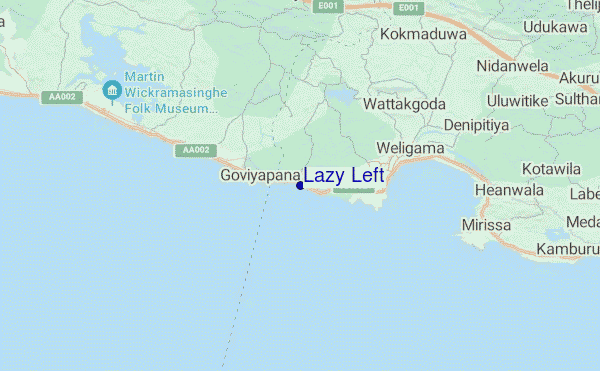Lazy Left location map