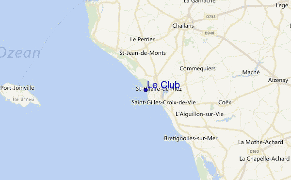 Le Club Location Map