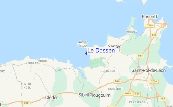 Le Dossen location map