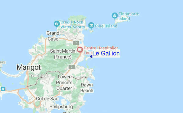 Le Gallion location map