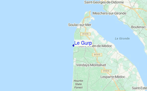 Le Gurp Location Map
