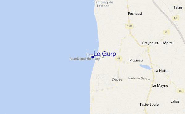 Le Gurp location map