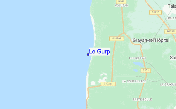 Le Gurp location map