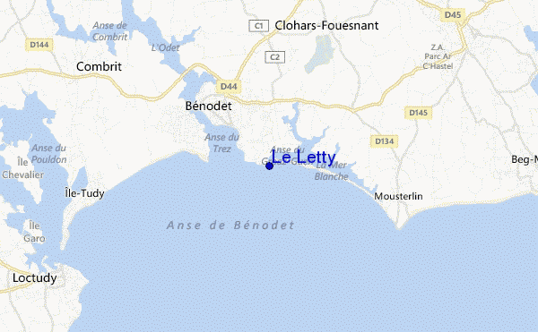 Le Letty location map