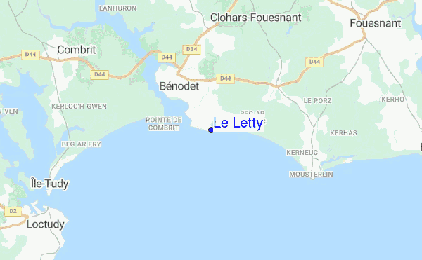 Le Letty location map