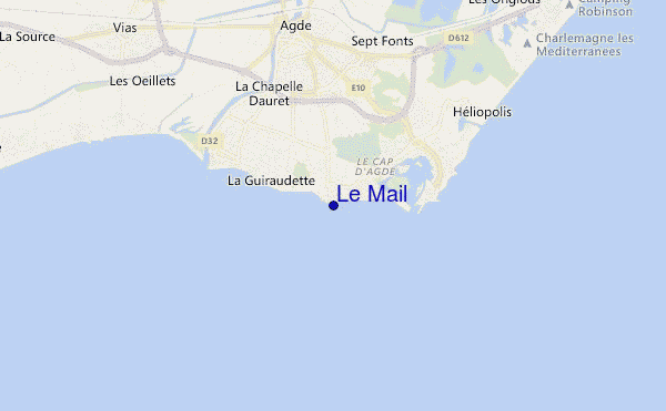 Le Mail location map