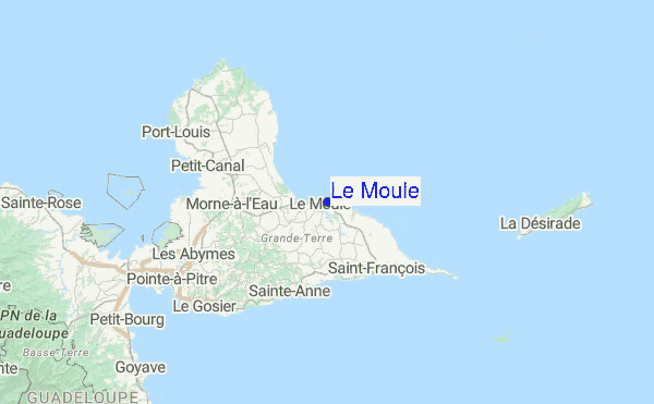 Le Moule Surf Forecast and Surf Reports (Grande Terre, Guadeloupe)
