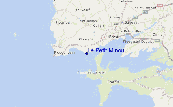 Le Petit Minou Location Map
