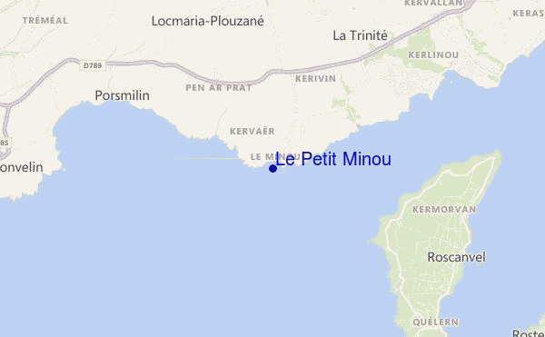 Le Petit Minou location map