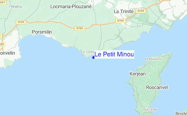 Le Petit Minou location map