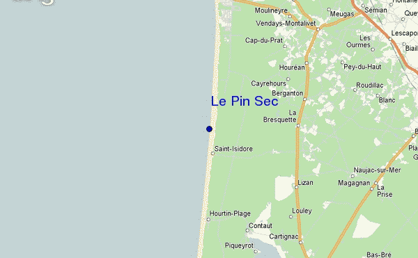 Le Pin Sec location map