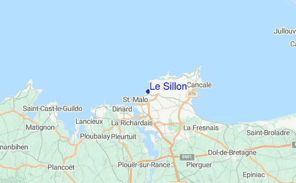 Le Sillon Location Map