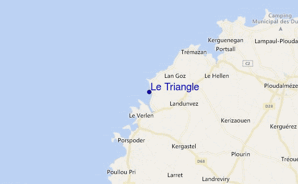 Le Triangle location map