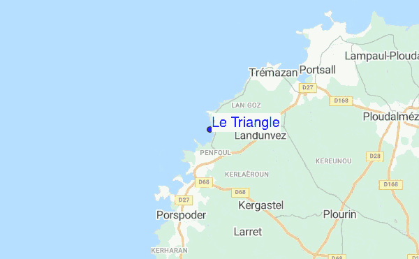 Le Triangle location map