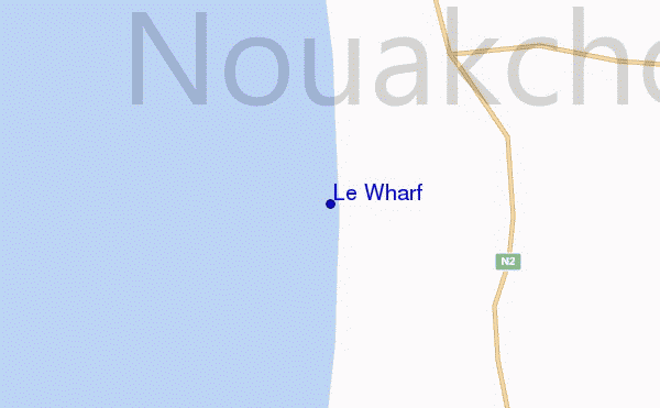 Le Wharf location map