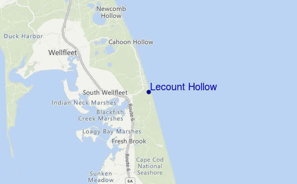 Lecount Hollow location map