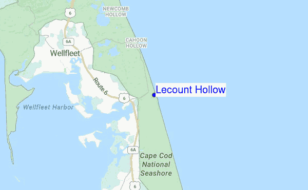 Lecount Hollow location map