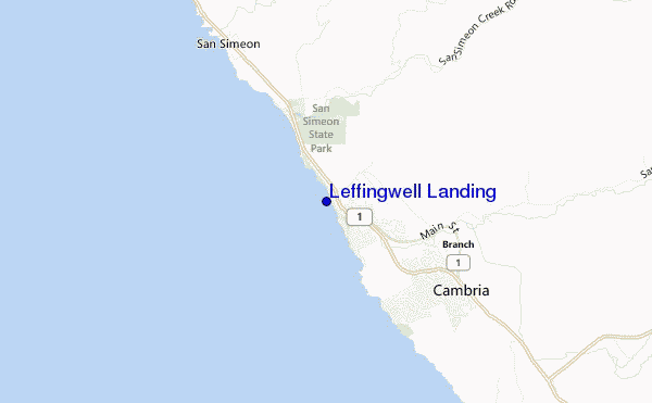 Leffingwell Landing location map