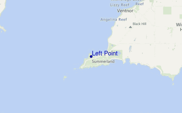 Left Point location map
