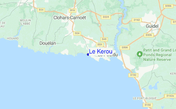 Le Kerou location map