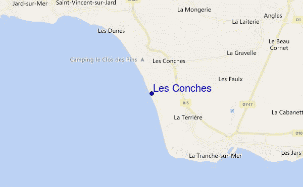 Les Conches location map