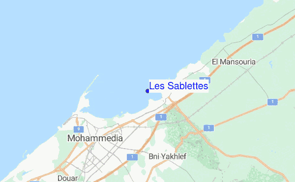 Les Sablettes location map