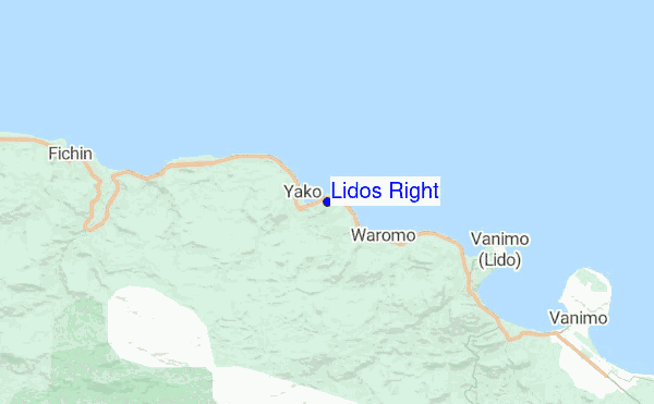 Lidos Right location map