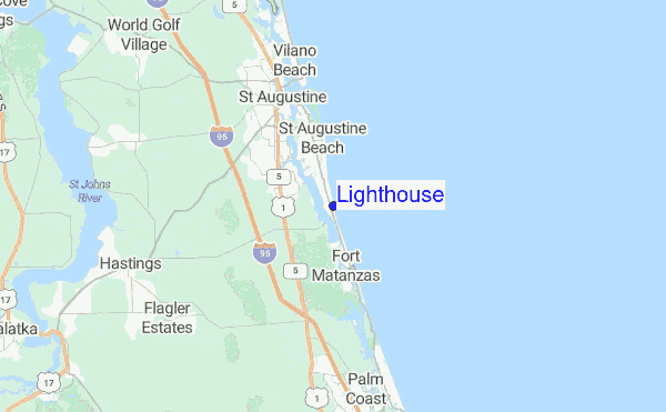 Lighthouse Location Map