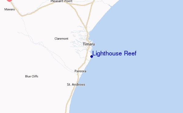 Lighthouse Reef Location Map