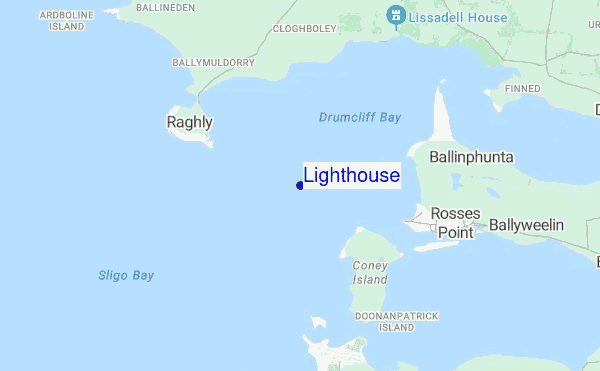 Lighthouse location map