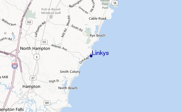 Linkys location map