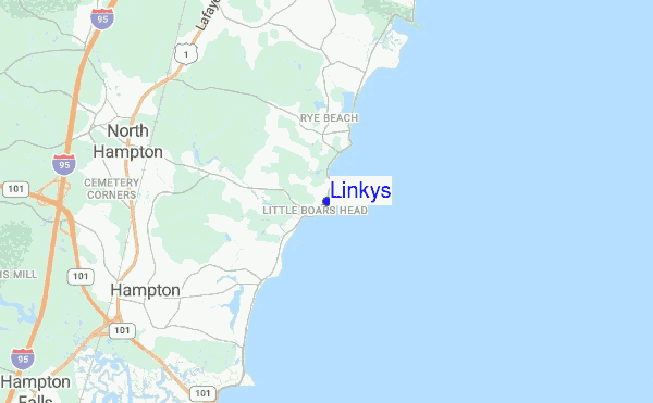 Linkys location map