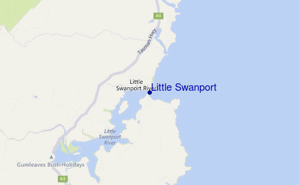 Little Swanport location map