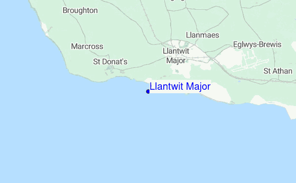 Llantwit Major location map