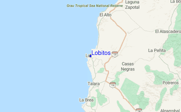 Lobitos Location Map