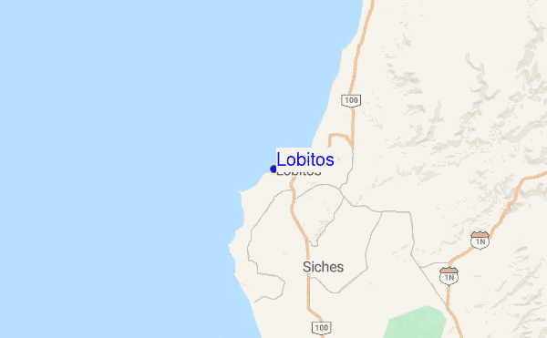 Lobitos location map