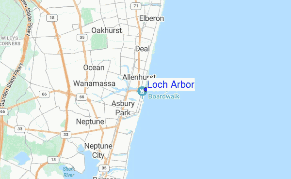 Loch Arbor location map