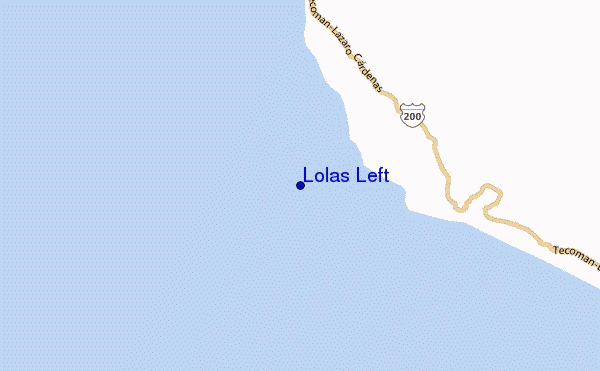 Lolas Left location map