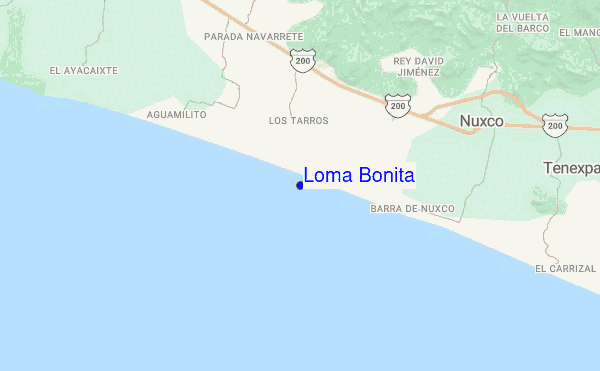 Loma Bonita location map