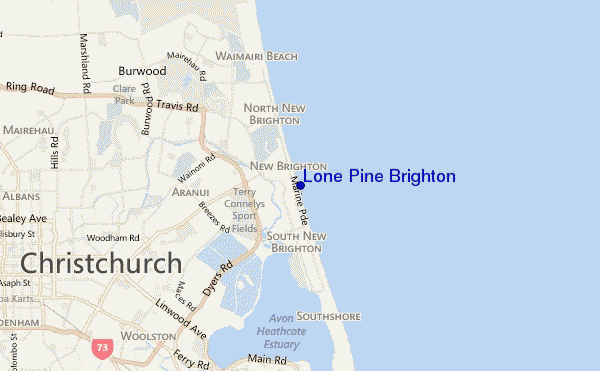 Lone Pine Brighton location map
