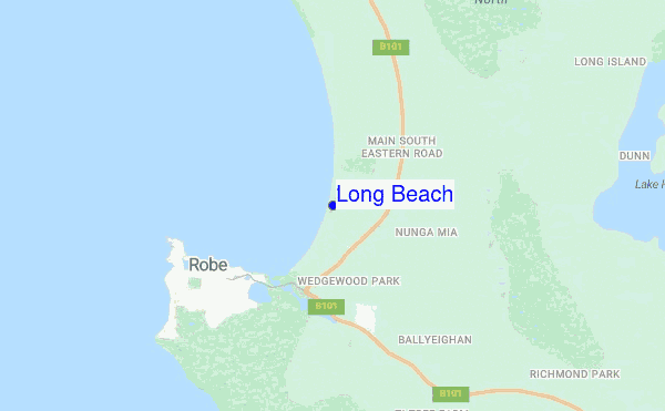 Long Beach Surf Forecast And Reports Sa East Coast Australia Long Beach Streetview Map