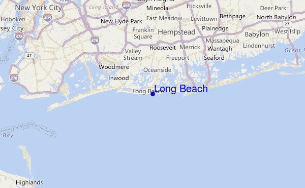 Long Beach Location Map