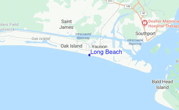 Long Beach location map