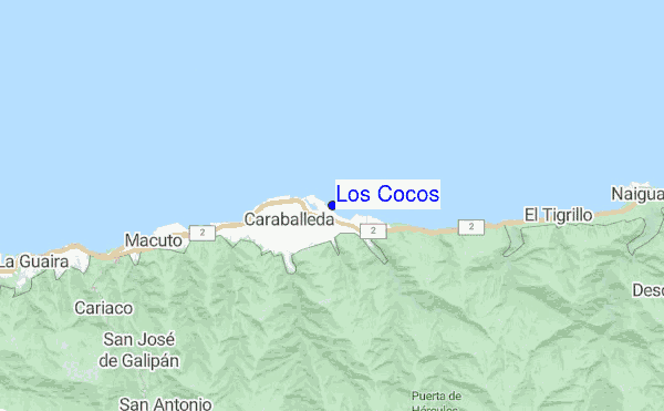 Los Cocos location map